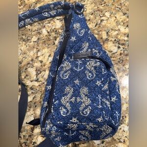 Vera Bradley Nautical Sea Themed Mini Sling Bag - Like new!